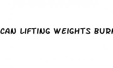 can lifting weights burn belly fat