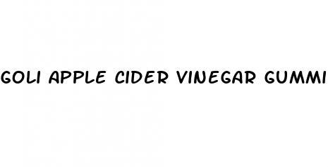 goli apple cider vinegar gummies nutrition information