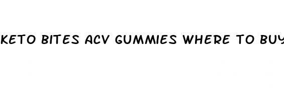 keto bites acv gummies where to buy