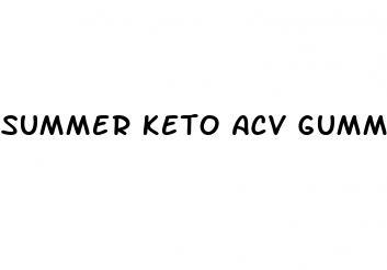 summer keto acv gummies ingredients