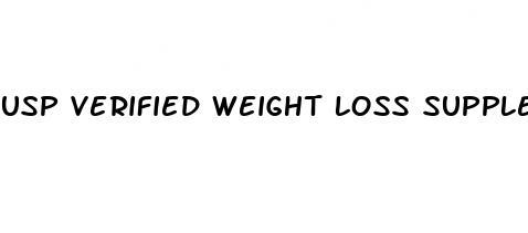 usp verified weight loss supplements