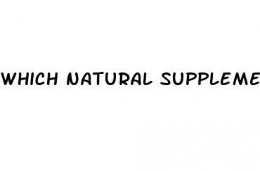 which natural supplements weight loss