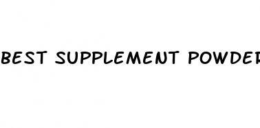 best supplement powder for weight loss