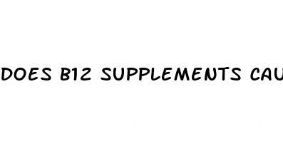 does b12 supplements cause weight loss