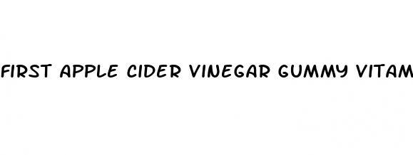 first apple cider vinegar gummy vitamins by goli nutrition