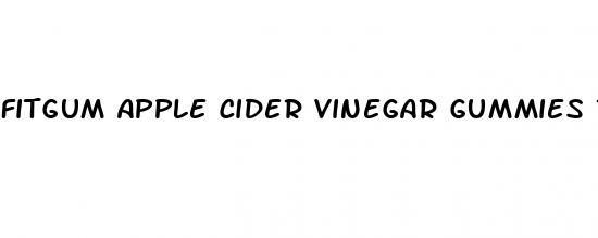 fitgum apple cider vinegar gummies review