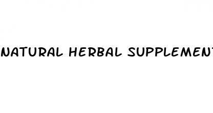 natural herbal supplement for weight loss