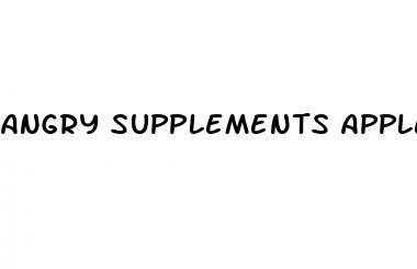 angry supplements apple cider vinegar pills for weight loss