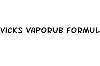 vicks vaporub formula to burn belly fat