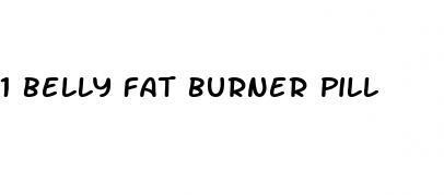 1 belly fat burner pill