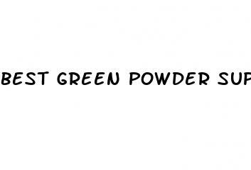 best green powder supplement for weight loss