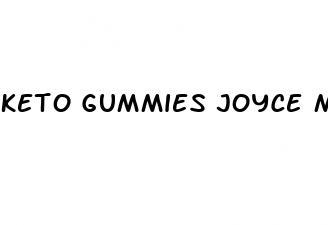 keto gummies joyce meyer