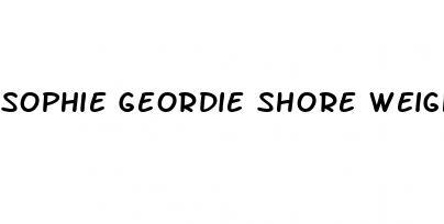 sophie geordie shore weight loss supplements