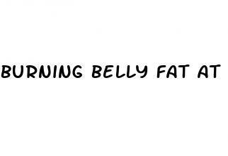 burning belly fat at home