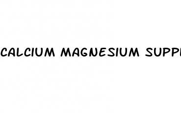 calcium magnesium supplements for weight loss