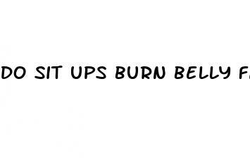 do sit ups burn belly fat