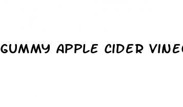 gummy apple cider vinegar