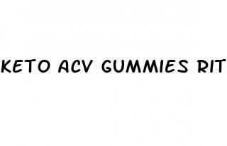 keto acv gummies rite aid