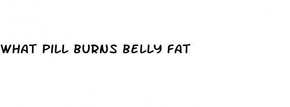 what pill burns belly fat