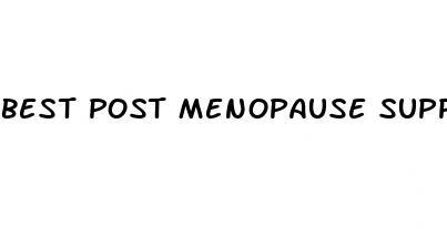 best post menopause supplement for weight loss