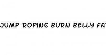 jump roping burn belly fat