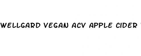 wellgard vegan acv apple cider vinegar gummies