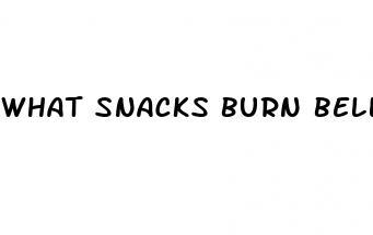 what snacks burn belly fat