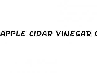 apple cidar vinegar gummies