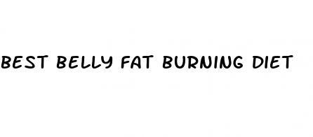 best belly fat burning diet