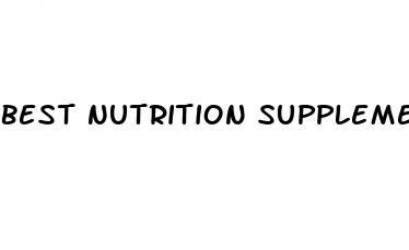 best nutrition supplement plans for weight loss