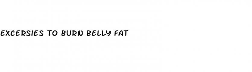 excersies to burn belly fat